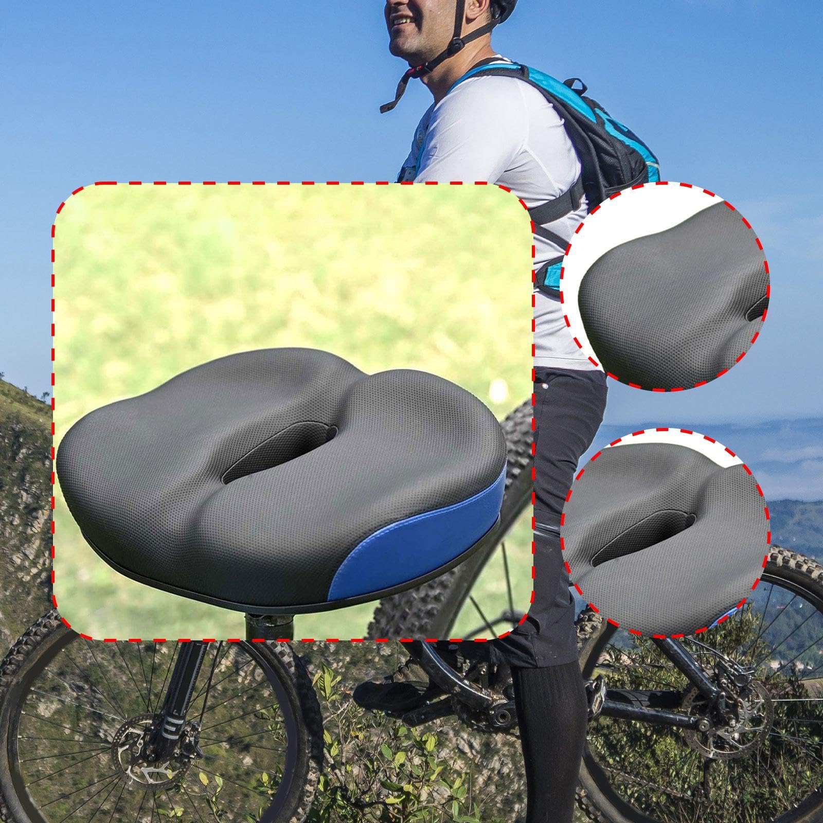 Sella per Bicicletta con Cuscino Morbido 29x22x8,5 cm, Comoda e Resistente all'Usura, Accessorio per Ciclismo, Elegante Sella di Ricambio per Bici
