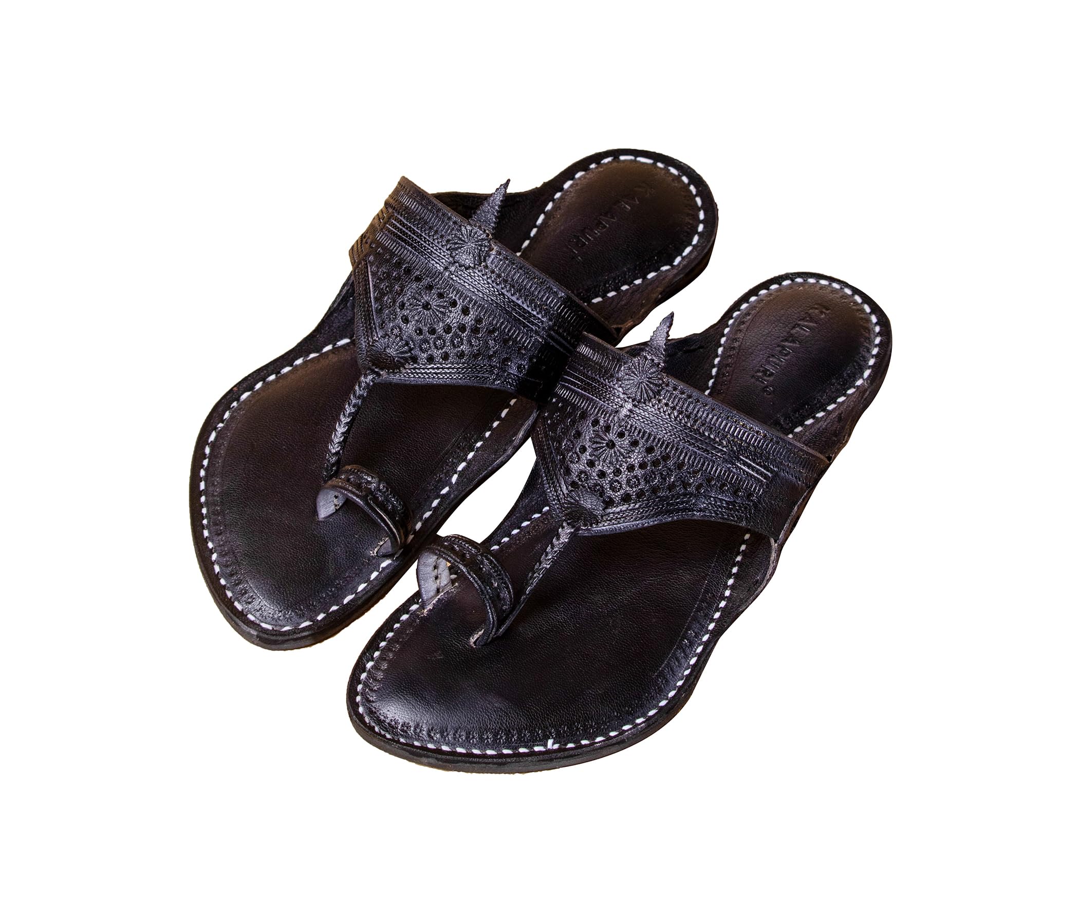 KALAPURI Dress Your Feet in Colors: Spectrum Classic Kolhapuri Chappals for Men Euro 42 | UK 8 Black (B0CRPCWKFY) Amazon Price History, Amazon Price Tracker