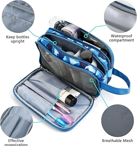 Miniatura 4 de Neceser infantil para niñas y niños, azul, (Shark Blue)