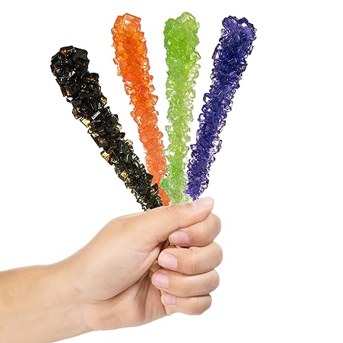 Miniatura 6 de Witches Brew Rock Candy Crystal Sticks  36 Indiv. Envueltos  Temático de Halloween