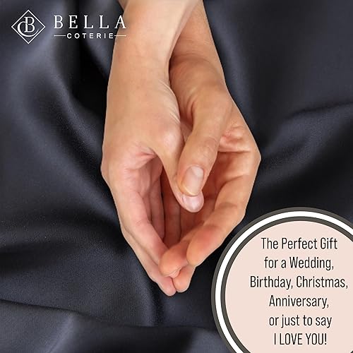 Miniatura 6 de Bella Coterie - Juego de sábanas de bambú de lujo, tamaño Queen, cultivado orgánicamente, ultra suave, refrescante para personas que duermen con