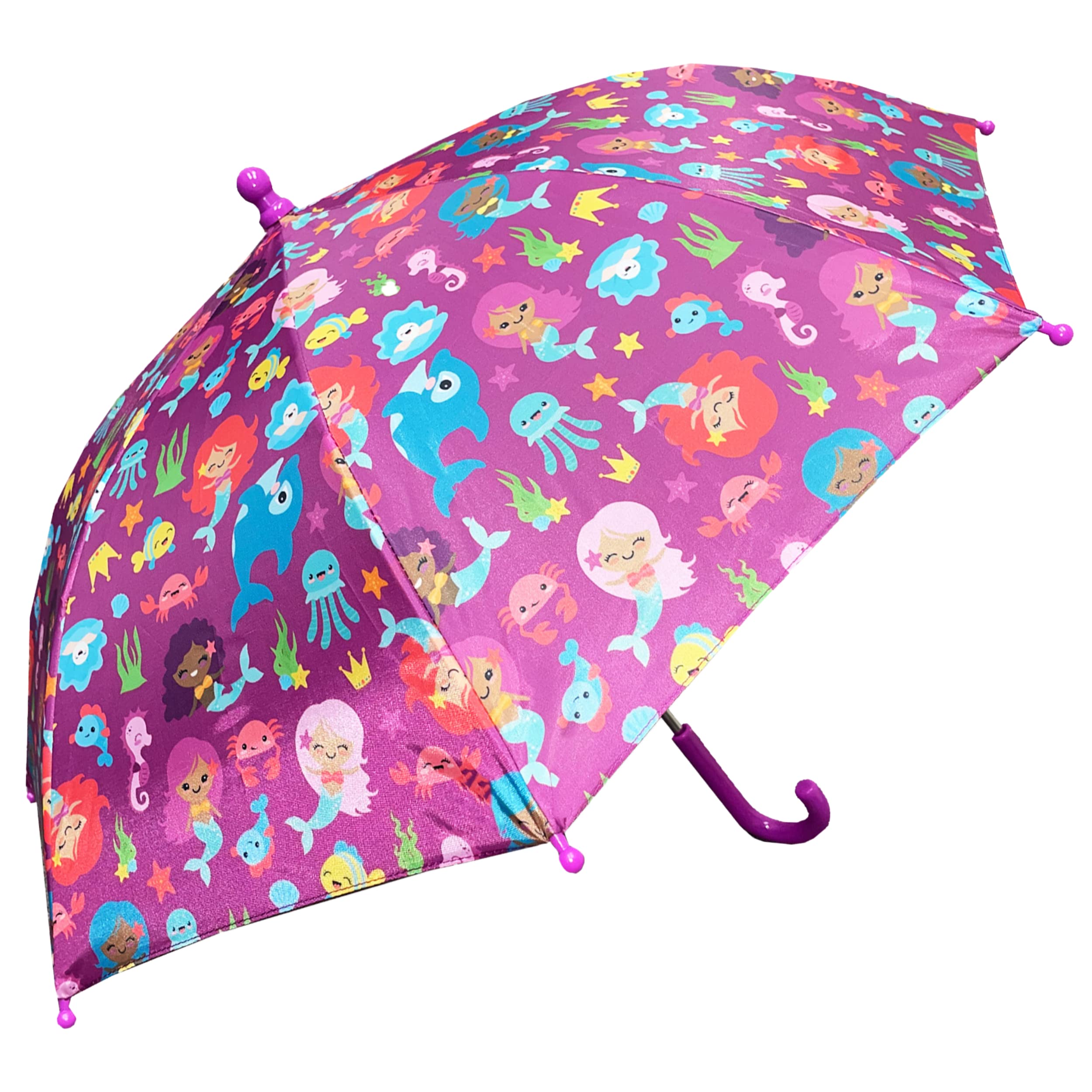 The Weather StationChildren's Rain Umbrella, Manual Metal Folding Mini Umbrella, Windproof