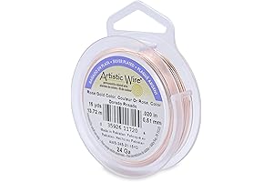 Artistic Wire 24 Gauge Rose Gold, 15 Yard Spool