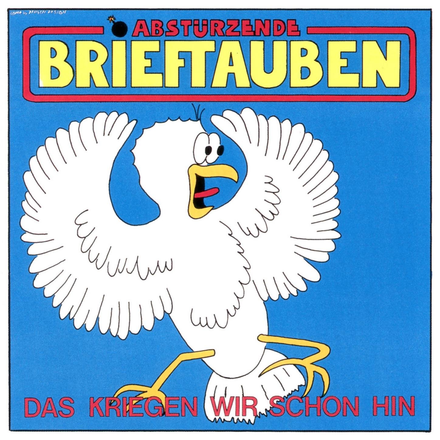 Abstüzende Brieftauben