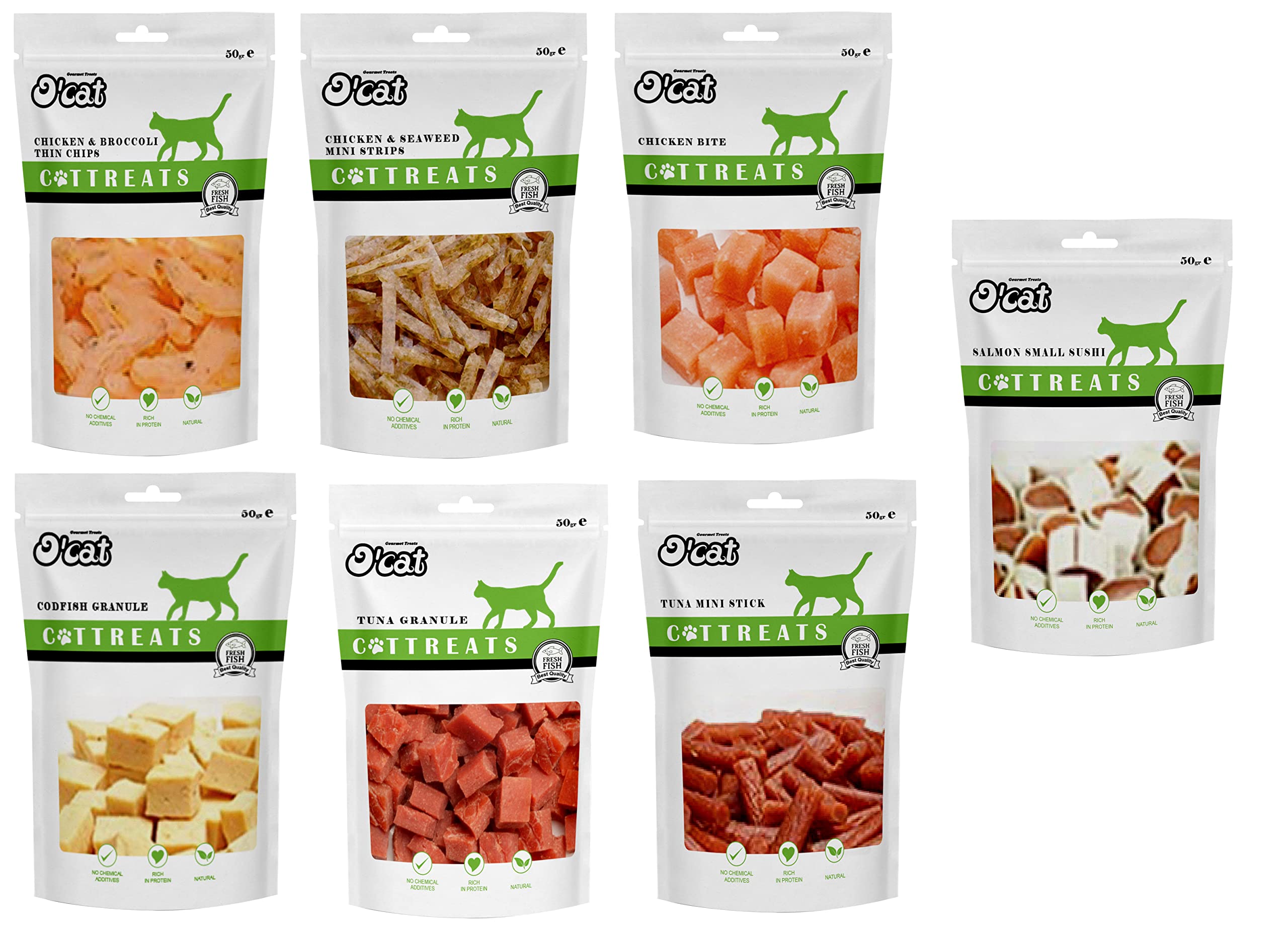 Pets Empire Ocat Healthy Cat Treat Combo Pack Kitten Snack