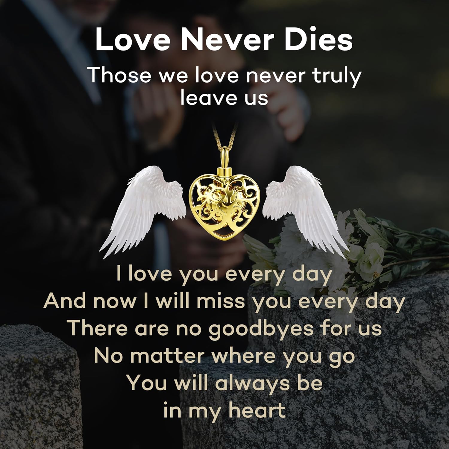 Urn Necklaces for Ashes - Sterling Silver Cremation Jewelry for Human Ashes - Keepsake Necklace for Women to Hold Ashes of Loved Ones - Image 4