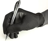 Vista 4 de Seirus Innovation 1431 Hyperlite All Weather Polartec - Guante ultrafino resistente a la intemperie, color negro, talla XL