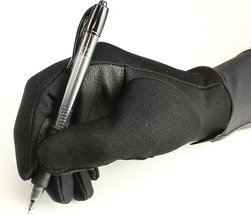 Miniatura 4 de Seirus Innovation 1431 Hyperlite All Weather Polartec - Guante ultrafino resistente a la intemperie, color negro, talla XL