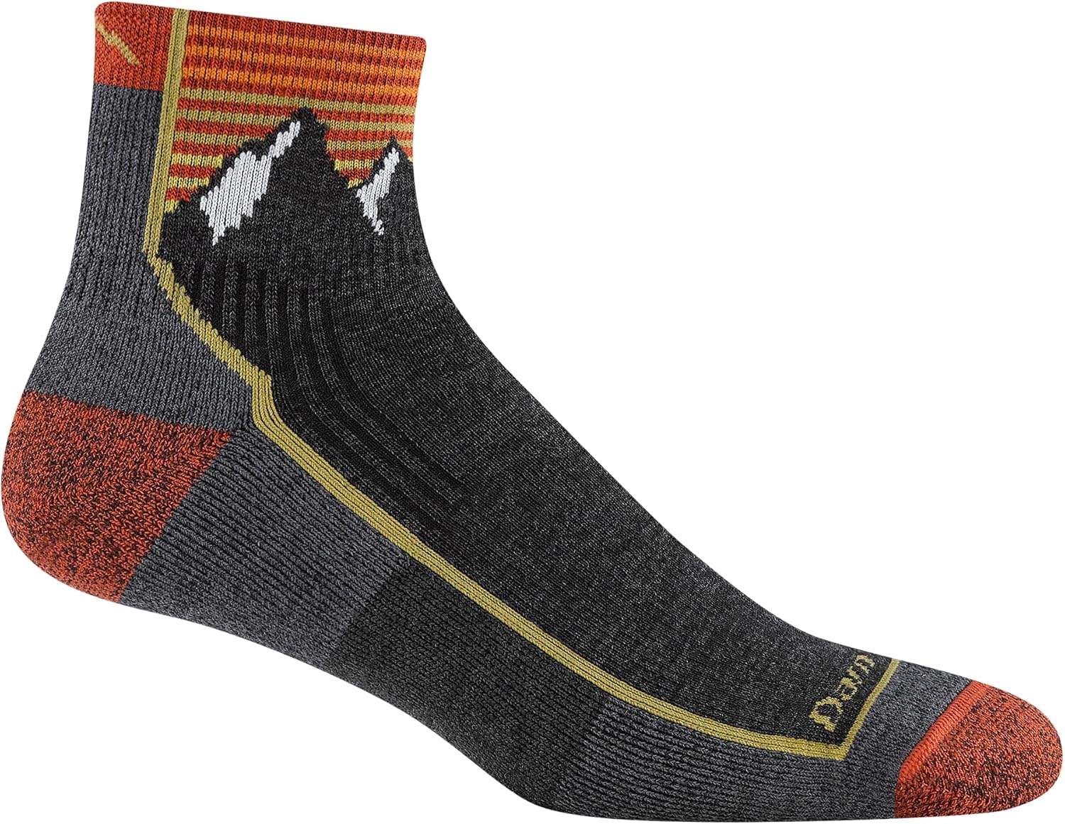 Darn Tough (Style 1959) Men's Hiker Quarter Midweight with Cushion Hiking Sock