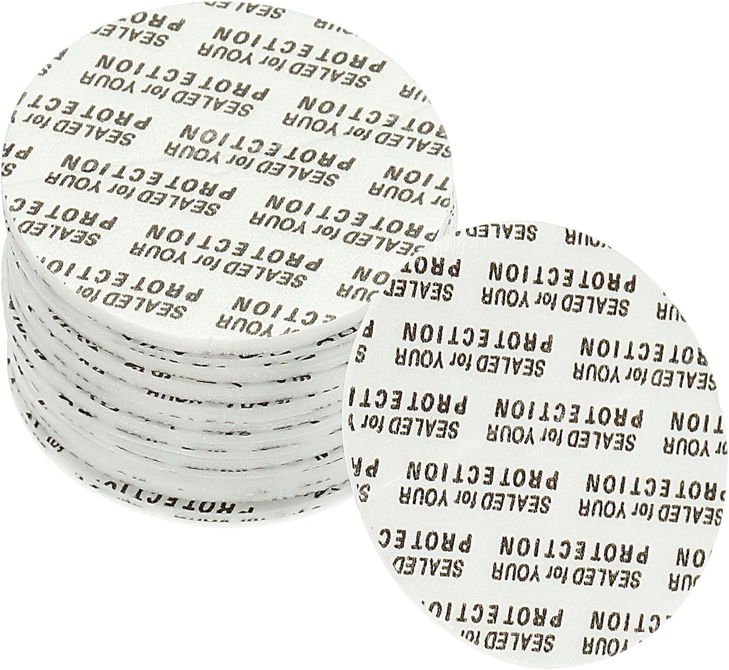 YOKIVE 200 Pcs Foam Lid Liners, PS Tamper Pressure Sensitive Liners, Great for Bottle Cap Sealing (White, 1.5")