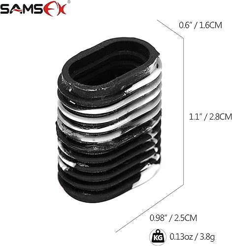 Miniatura 2 de SAMSFX Mango de goma para carrete de pesca, funda antideslizante para perilla de cebo para carrete de fundición o giro