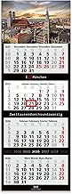 Munich 4-Month Calendar 2026 Wall Calendar 33 x 90 cm Large Format Office Calendar with Great Picture Motif Gift for Munich Fans Made in Germany
