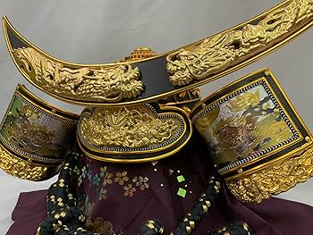 【五月人形】新品　端午の節句　兜飾り　ゴールド伊達 Amazon | 【五月人形】伊達政宗 公 着用兜のみ 【初節句】【端午の節句