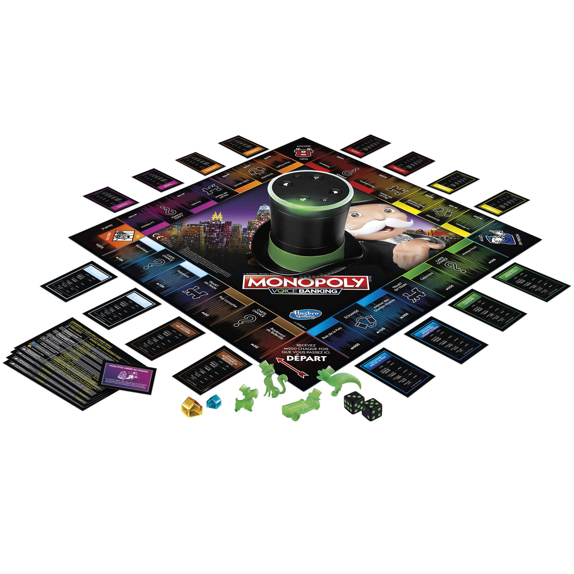 Monopoly - Jeu de Societe Voice Banking - Jeu de Plateau - Version Française