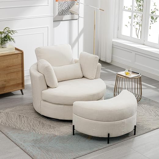 Best oversized chair and ottoman