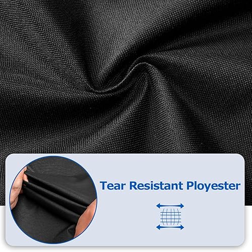 Miniatura 6 de SunPatio Funda para parrilla de barbacoa de 63 pulgadas, resistente al agua, para exteriores, compatible con todas las series Weber Genesis 300, en