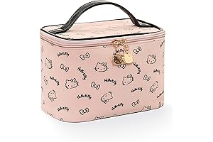 Hello Kitty Travel Make Up Bag, Cute Organizer Gift for Women