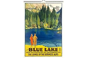 2025 Switzerland Calendar: Vintage Travel Posters & Retro Ads