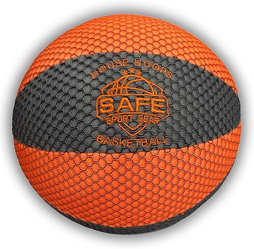 Safe Sport Gear The House Basketball - HouseHoops - Textura realista y rebote, no raya ni raya suelos y paredes