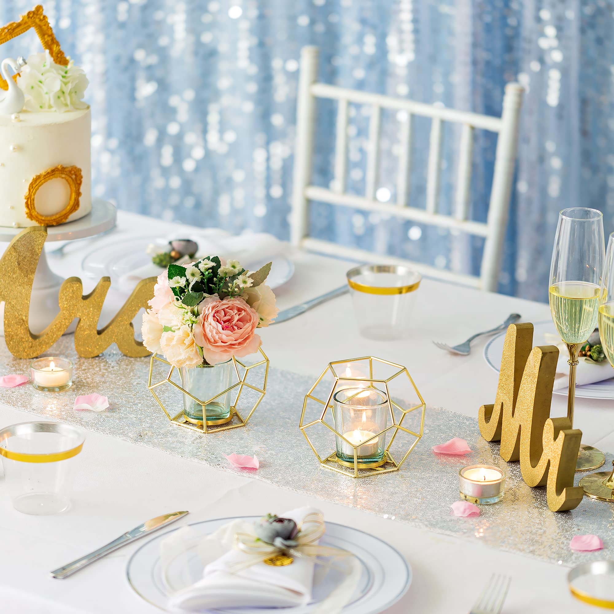 Lot de 12 photophores en verre Inweder ambré pour bougie chauffe-plat - Petits photophores pour fête de mariage, Noël ou décoration d'intérieur Lot de 12 photophores en verre Inweder ambré pour bougie chauffe-plat - Petits photophores pour fête de mariage, Noël ou décoration d'intérieur