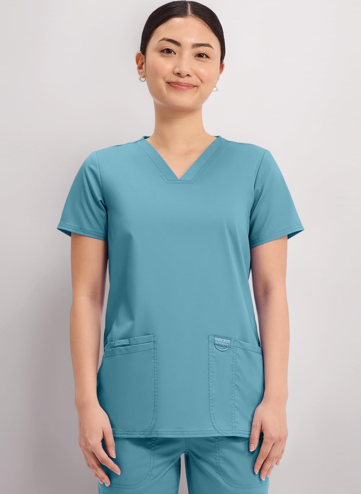 V-Neck Scrubs for Women Workwear Revolution, Soft Stretch, Easy Care WW620