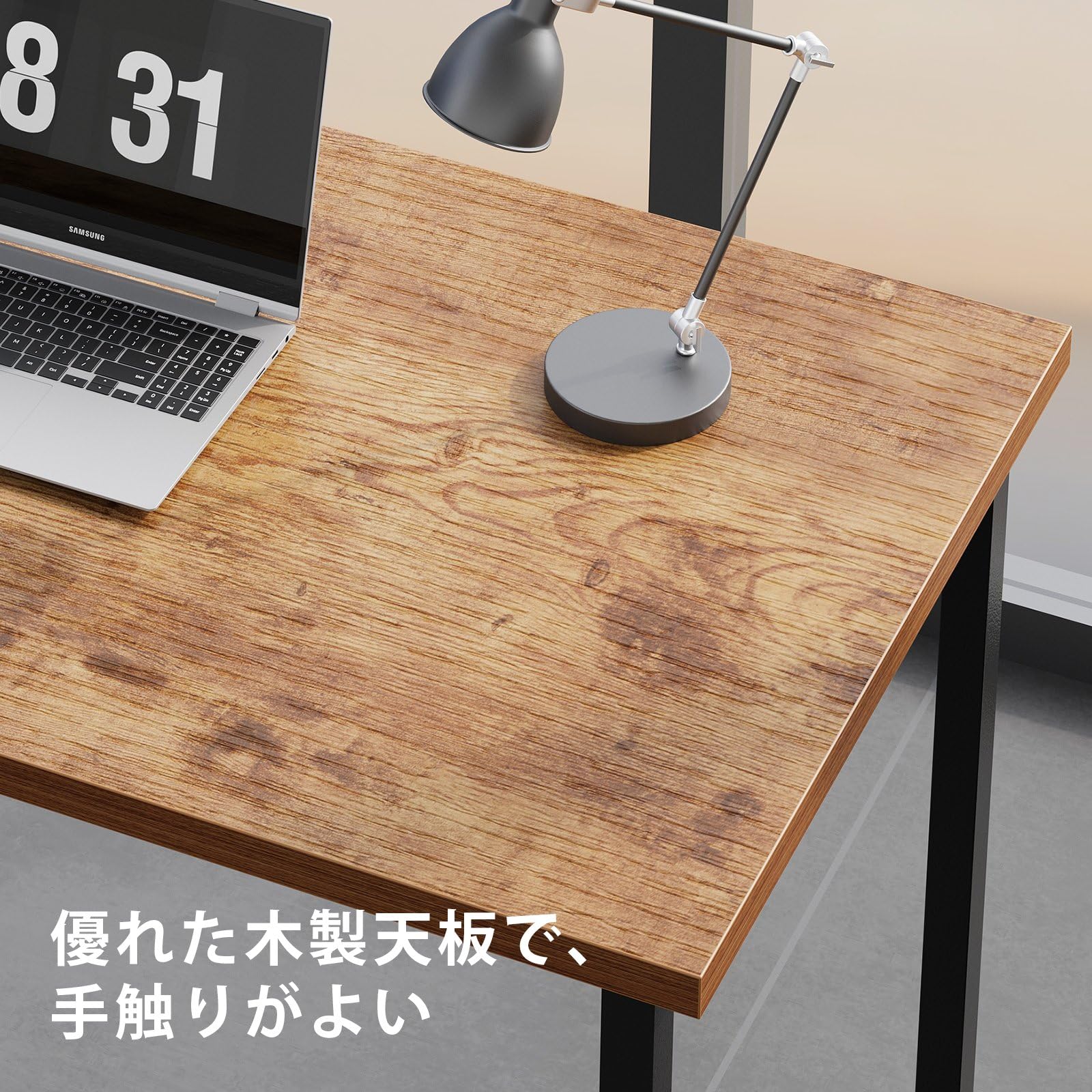 Amazon | YeTom デスク 机 パソコンデスク pcデスク 幅80cm シンプル