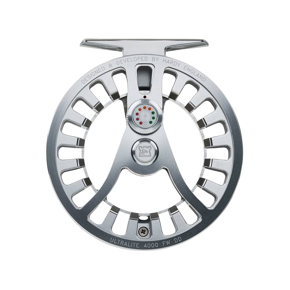HARDY　ULTRALITE　2000 FWDD Hardy Ultralite Fwdd Freshwater Fly Reel, Titanium/Green
