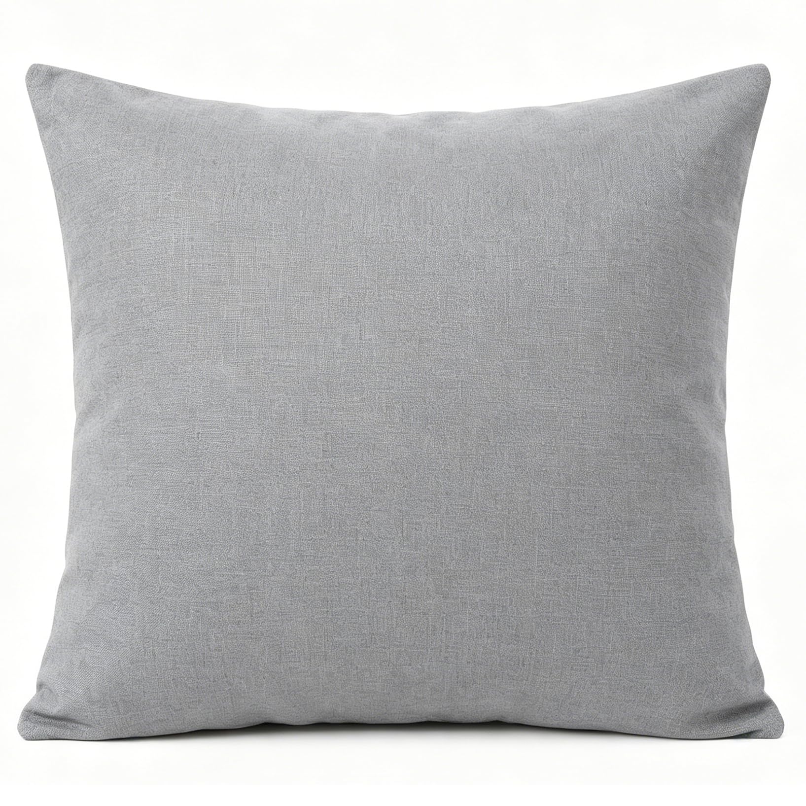 Yimafaner Grey Decor Cushion, Throw Pillow Cover with Core for Sofa Chair Couch, 45 * 45cm
