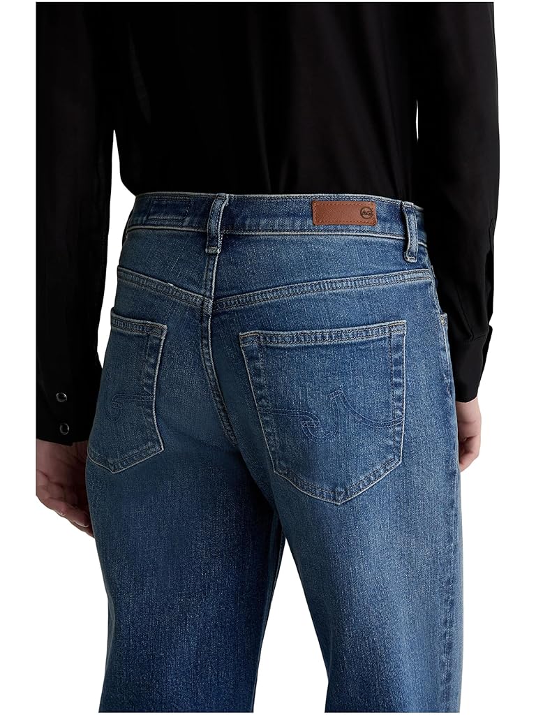 Blue AG Brinley Mid Rise Straight