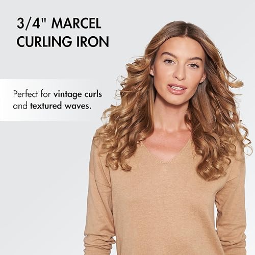 Miniatura 4 de BaBylissPRO Rizador de pelo Marcel de cerámica de porcelana para ondas suaves y elegantes