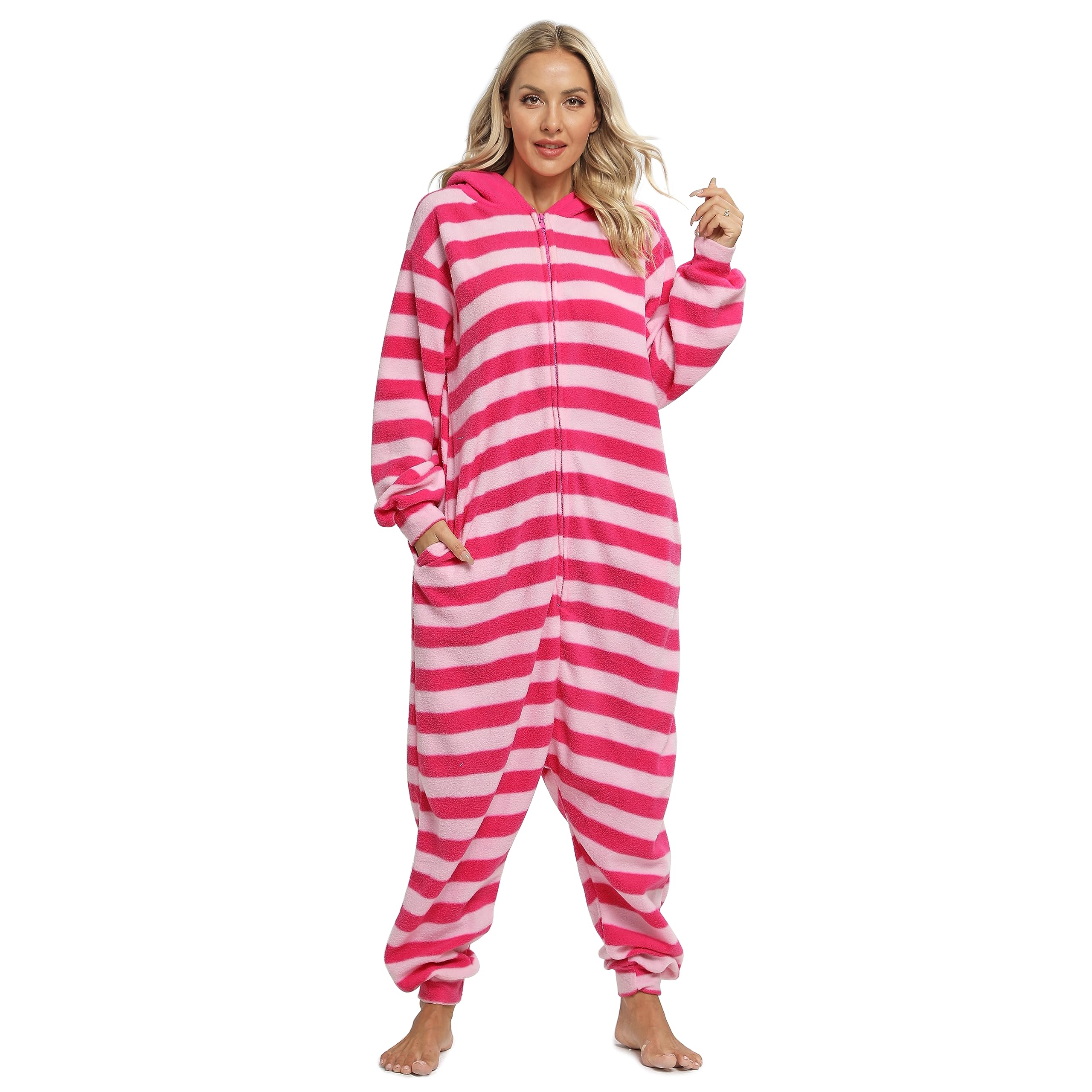 LBJR Pigiamone Animali Pigiama Intero Costume di Cosplay Party Halloween Carnevale Animali Pigiama