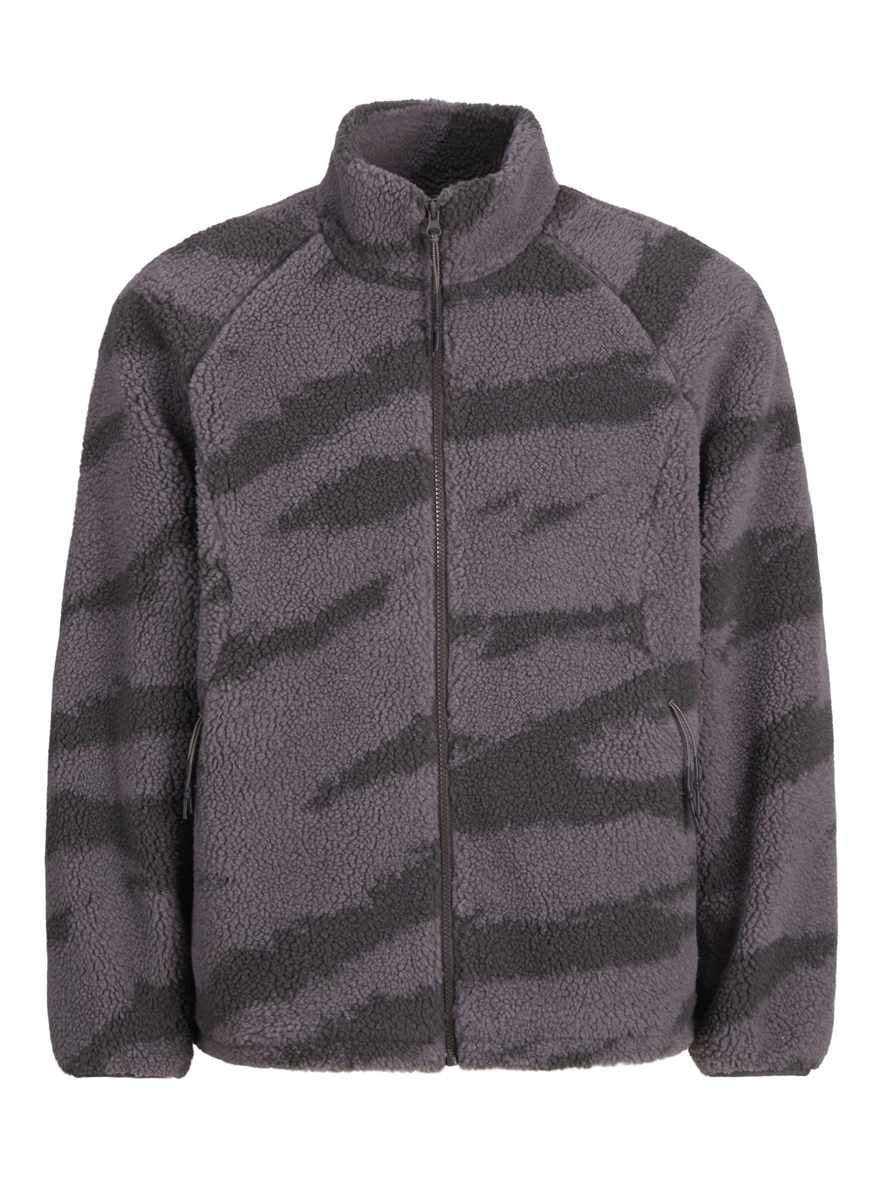 JACK & JONES Male Fleece Jacket, Pavement, S