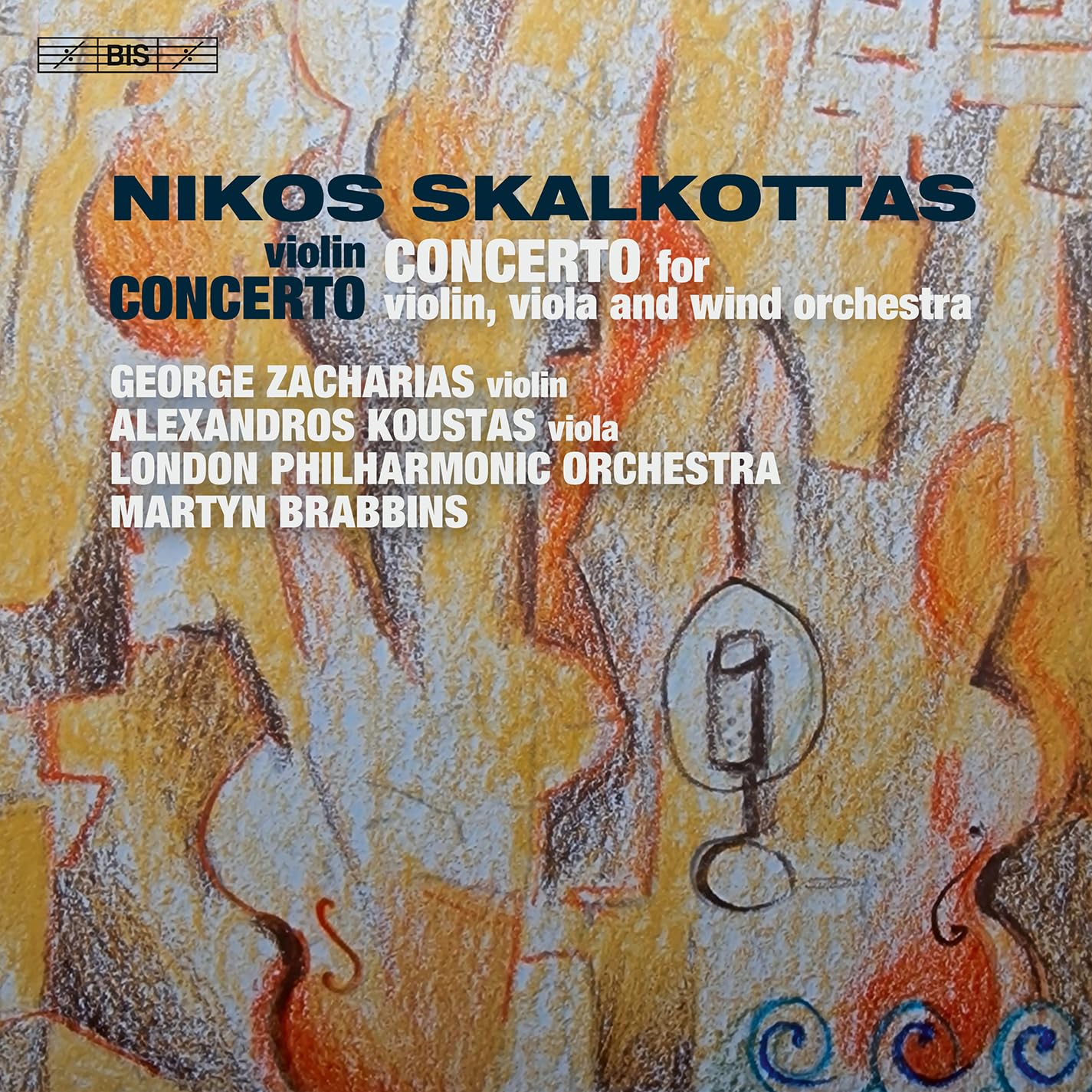 Nikos Skalkottas: Violin Concerto; Concerto for violin, viola and wind orchestra