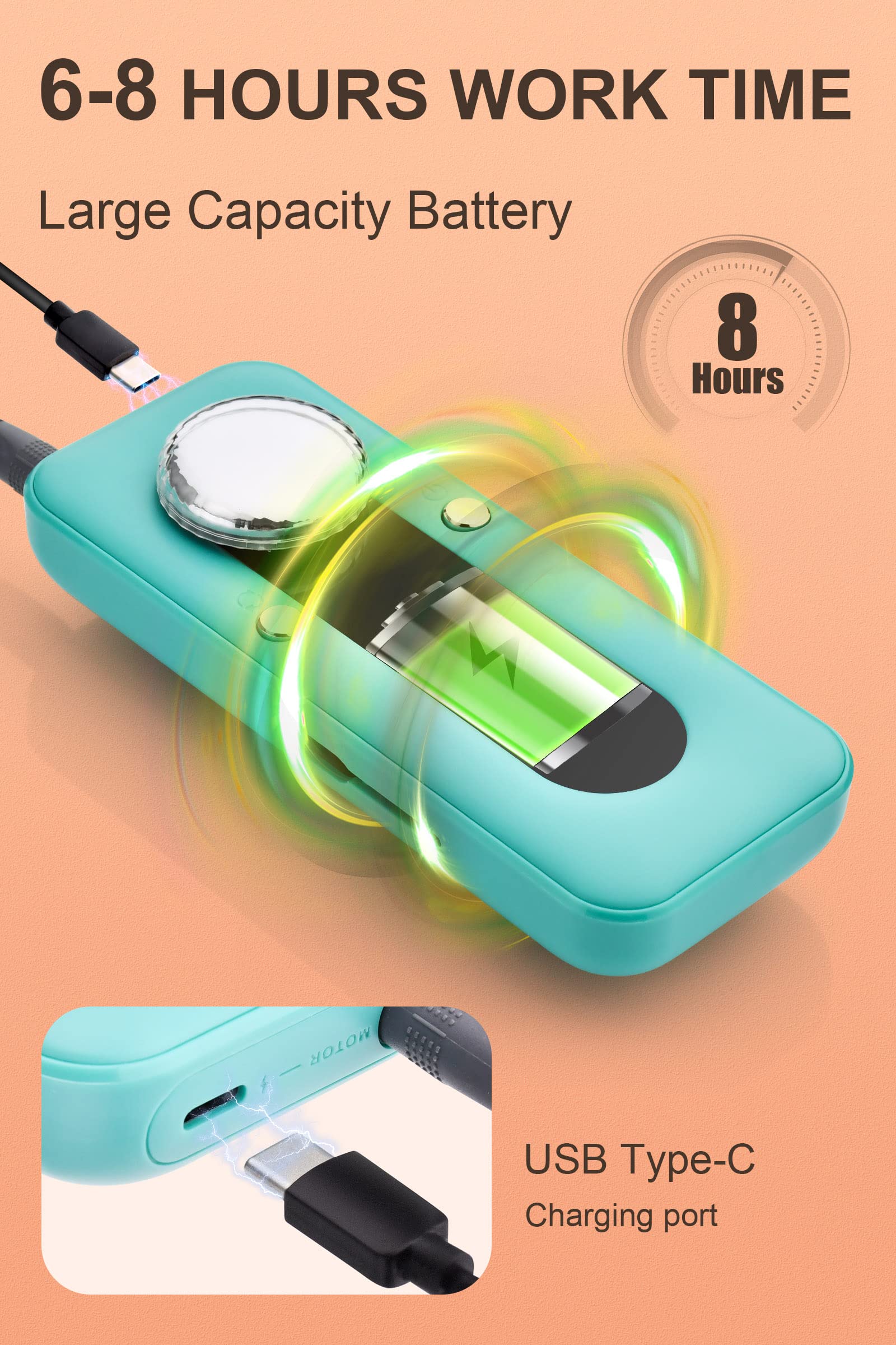 Taladro de uñas eléctrico profesional, lima de uñas eléctrica inalámbrica de 45000 RPM para uñas de gel acrílicas, herramienta profesional de manicura, pedicura, pulido, herramientas para el salón del 5