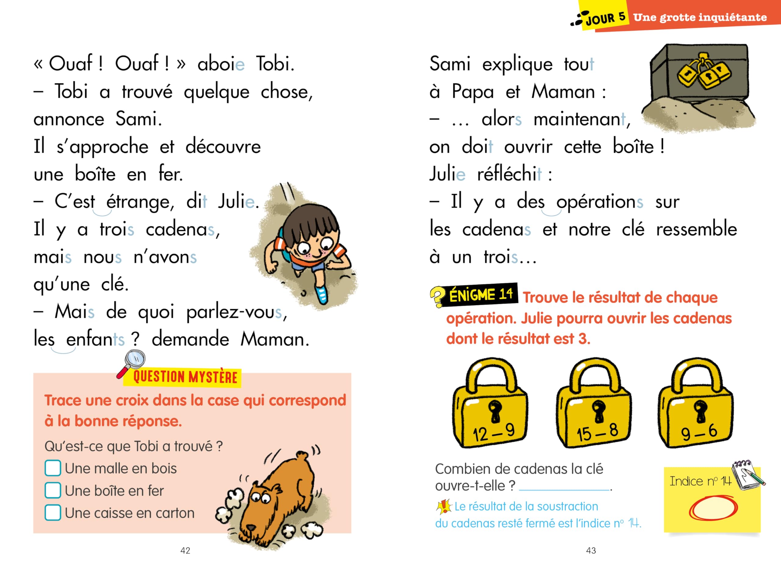 Les super énigmes de Sami et Julie - Du CP au CE1 - Cahier de vacances 2026