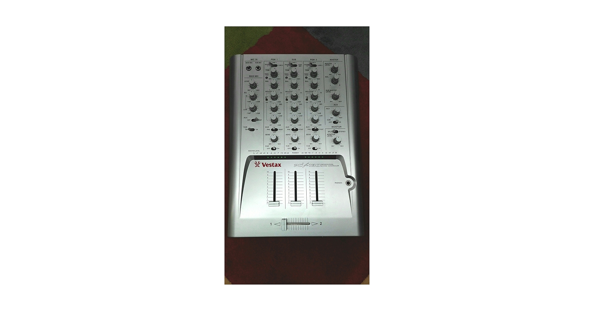 期間限定出品　Vestax PCV-180 DJミキサー Amazon.co.jp: Vestax ミキサー PCV180 : Musical Instruments