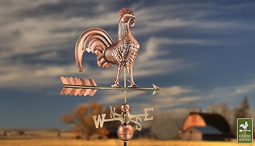 Miniatura 4 de Good Directions - Veleta en forma de gallo de tamaño completo (25 pulgadas) 501V1, 501P