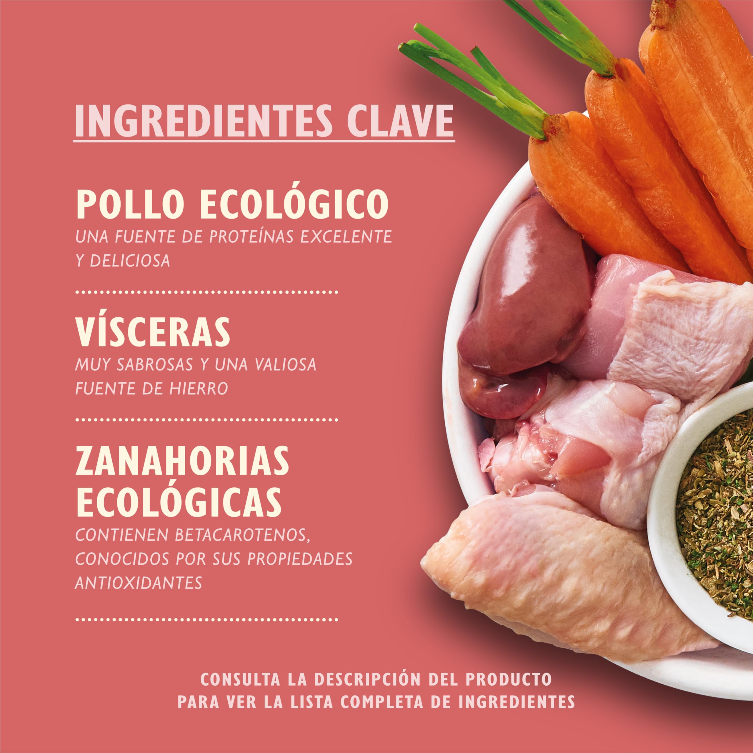 Lily's Kitchen Elaborado con Ingredientes Naturales alimento húmedo para Cachorros Bandeja orgánico Cena con Pollo y Verduras 11 x 150g