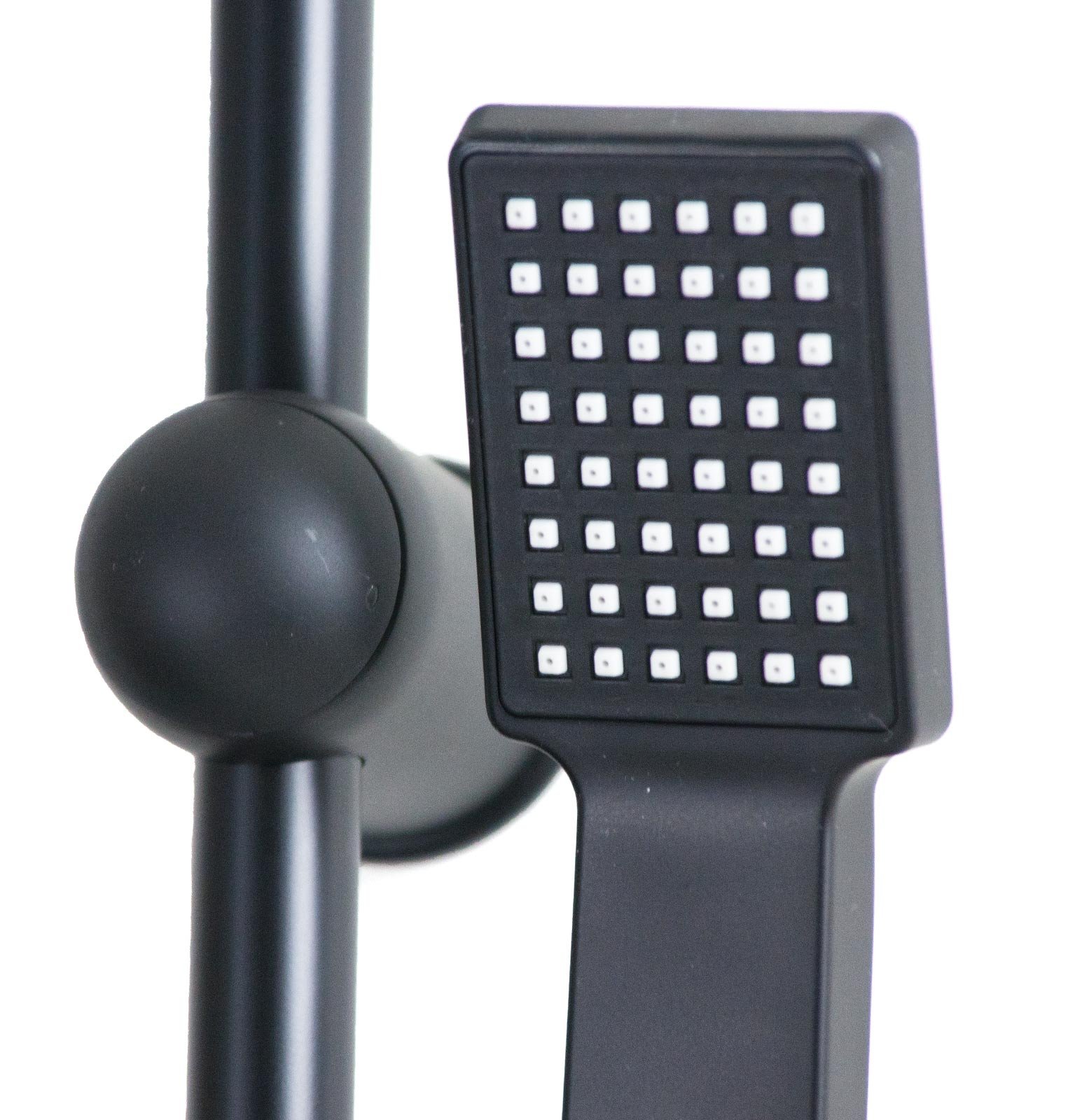 BRAUER Black Carving Thermostatische Regendouche inbouw - drukknoppen
