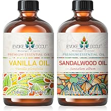 EVOKE OCCU Vanilla Essential Oil and Sandalwood Essential Oil - 4 Fl Oz
