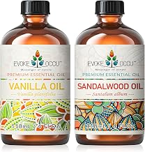 EVOKE OCCU Vanilla Essential Oil and Sandalwood Essential Oil - 4 Fl Oz