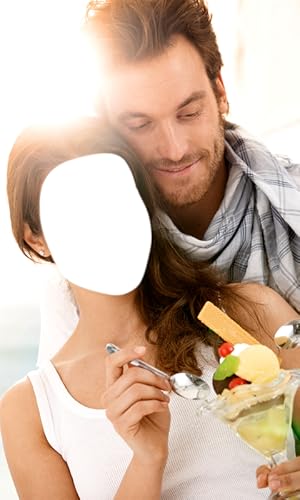 Montagem de foto de casal