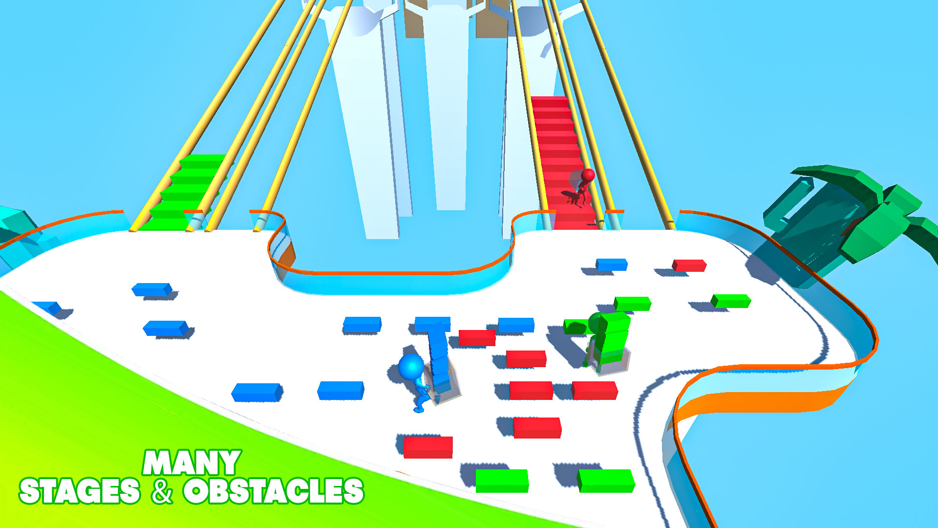 Bridge Run Stack Race Master 3D: Color Block Stair Builder, Fun Rush ...