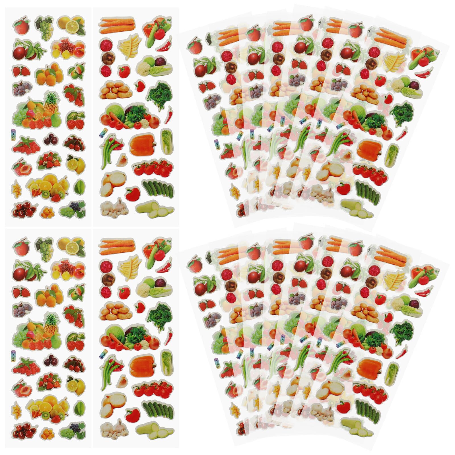 Housoutil 200 Hojas Pegatinas de Espuma para Coloridas Adhesivos Infantiles Divertidos para Manualidades y Decoración Fáciles de y Reutilizables