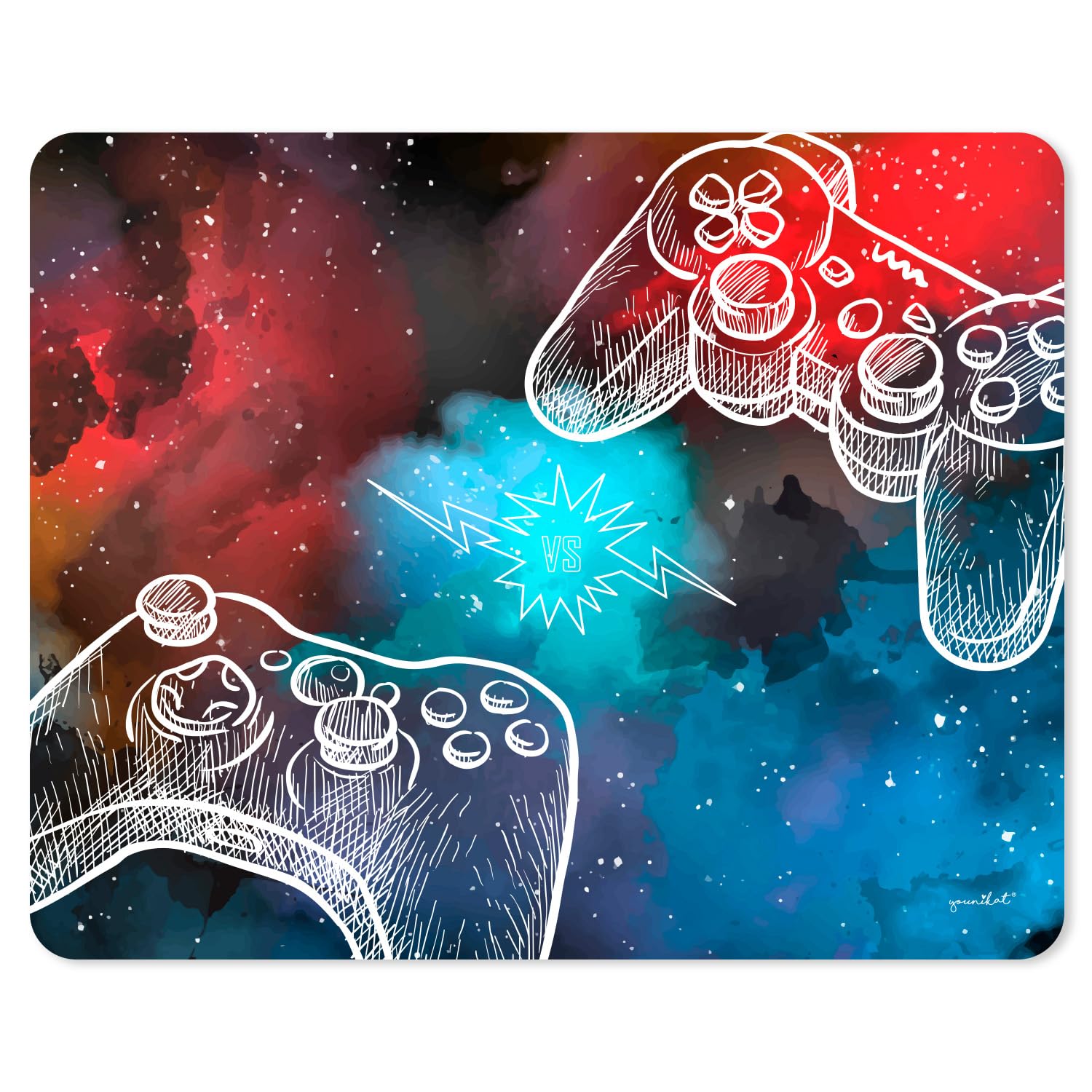 younikat Gaming Mauspad I 19 x 24 cm I Mousepad rutschfest I Gamer, Jungs, Teenager, cool I dv696
