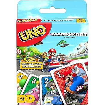 Mattel Games UNO Mario Kart Card Game