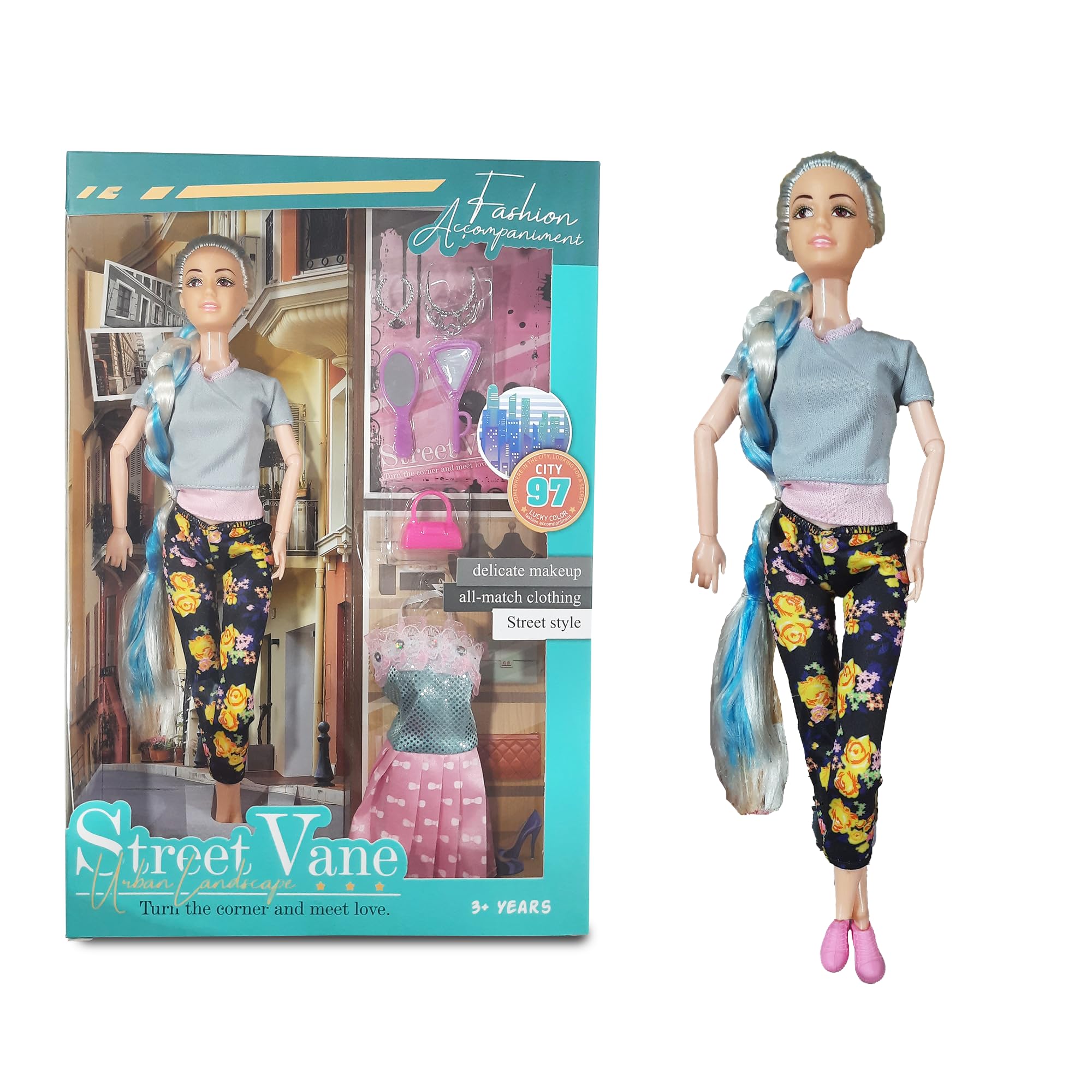 See full amazon price history chart for Kidsden Fashion Doll and Accessories Set for Girls 3 4 5 6 7 Years Old - Endless Adventures for Your Little Princess,Toys for Kids Multicolor Kidsden Fashion Doll and Accessories Set for Girls 3 4 5 6 7 Years Old - Endless Adventures for Your Little Princess,Toys for Kids Multicolor (B0D11BF7ZS) Amazon Price History, Amazon Price Tracker