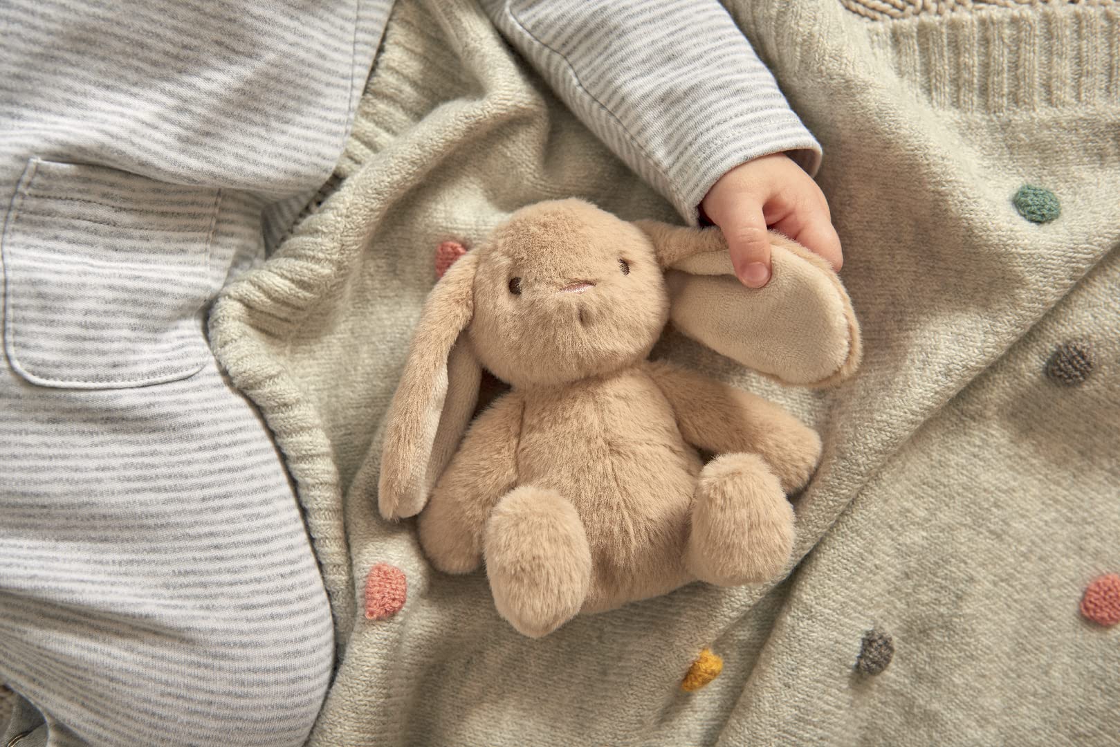 MAMAS & PAPAS - WELCOME TO THE WORLD ELEPHANT TUMMY TIME ROLL - GREY