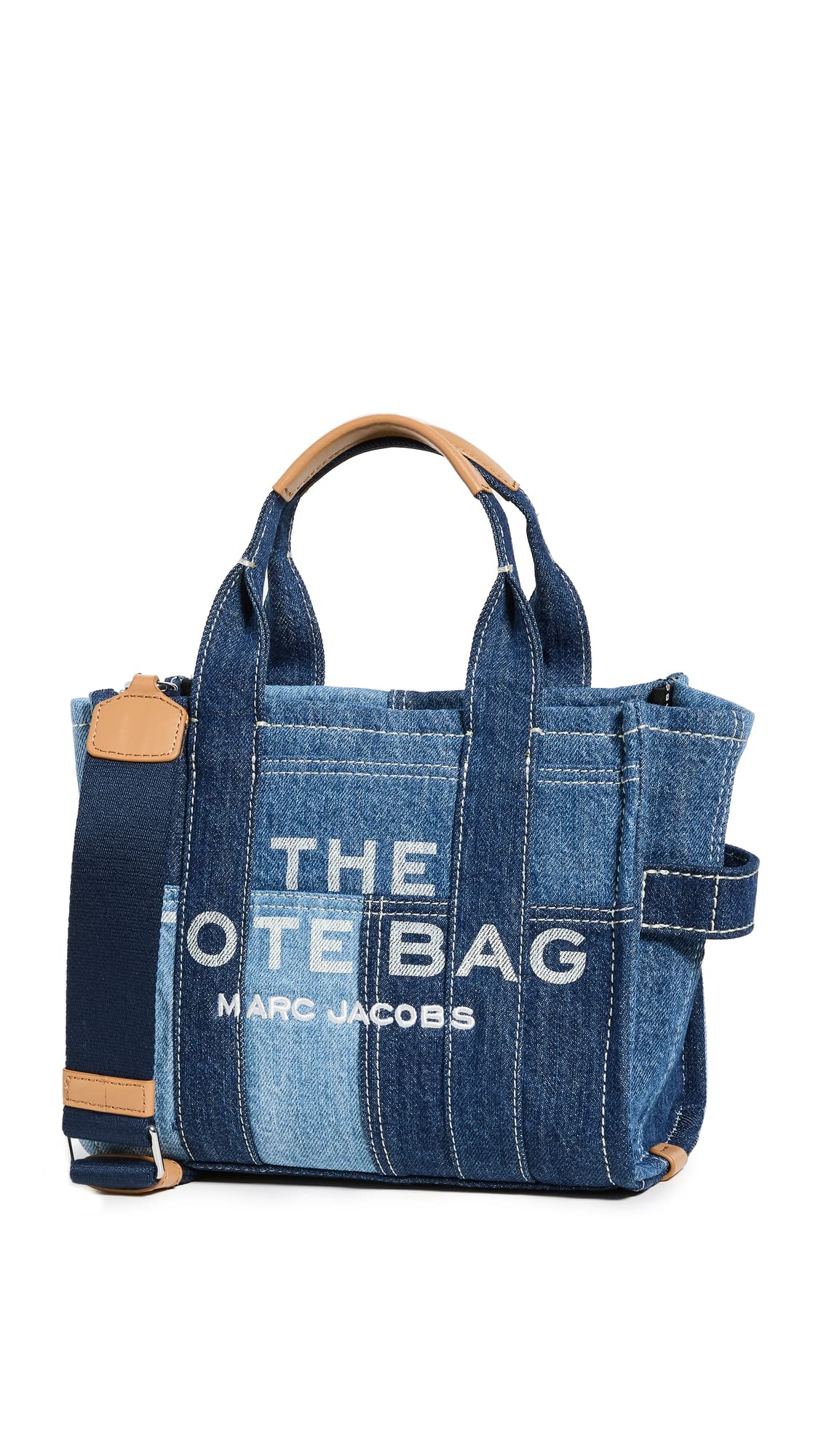 Marc Jacobs Women's Blue The Denim Tote Mini Shoulder Bag