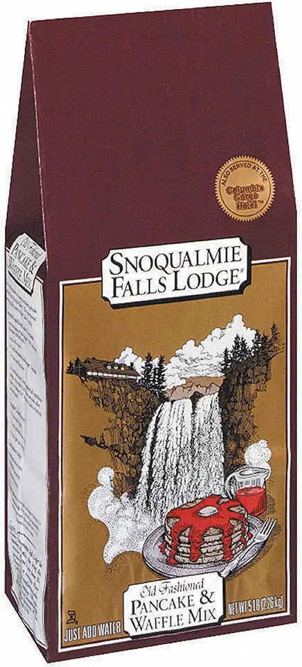 Snoqualmie Falls Lodge Pancake &amp; Waffle Mix, Old Fashioned, 5-Pound Bag